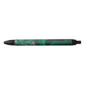 Malachiet Cu6CO3(OH)2 Zwarte Inkt Pen (Voorkant)