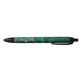 Malachiet Cu6CO3(OH)2 Zwarte Inkt Pen (Bodem)