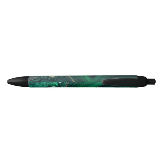 Malachiet Cu6CO3(OH)2 Zwarte Inkt Pen (Achterkant)