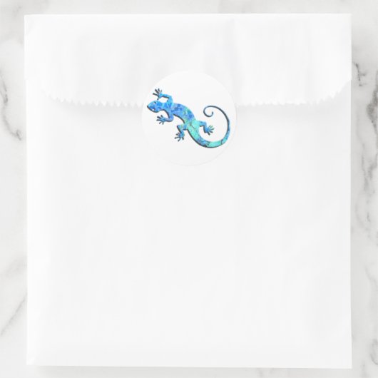 Malachiet gekko Stickers (Tas)