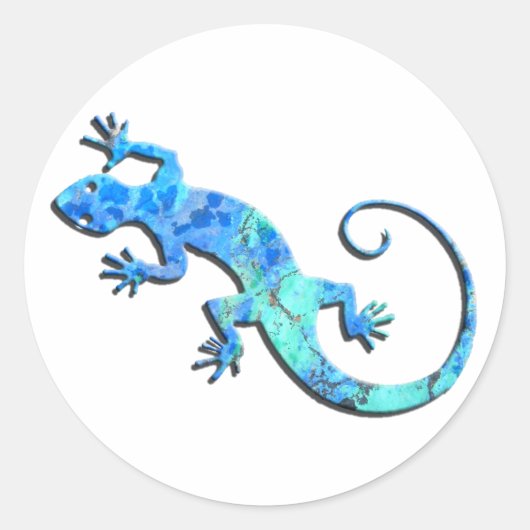 Malachiet gekko Stickers (Voorkant)