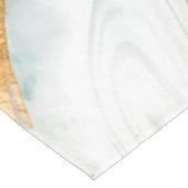 Malachiet green watercolor and gold tafelkleed (Gekanteld)