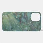 Malachiet groen marmer gedetailleerde textuur Case-Mate iPhone case (Achterkant (horizontaal))