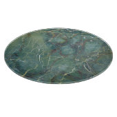 Malachiet groen marmer gedetailleerde textuur snijplank (Hoek)