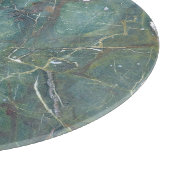 Malachiet groen marmer gedetailleerde textuur snijplank (Hoek)