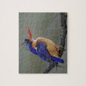 Malachiet IJsvogel, Alcedo cristata, Meer Legpuzzel (Verticaal)