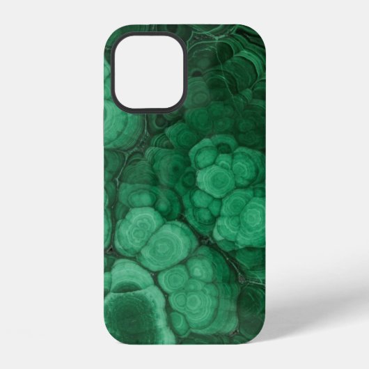 Malachiet Knollen Groen iPhone Hoesje (Achterkant)