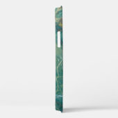 Malachietgroene marmertextuur, detailstructuur van Case-Mate iPhone case (Achterkant / Rechts)
