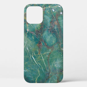 Malachietgroene marmertextuur, detailstructuur van Case-Mate iPhone case