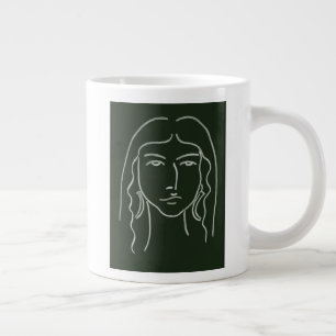 Malachietportret met Long Hair Grote Koffiekop