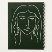 Malachietportret met Long Hair Planner (Achterkant)