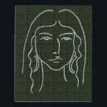 Malachietportret met Long Hair Puzzel<br><div class="desc">Malachietportret VI van Melissa Wang. | 139008D</div>