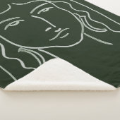 Malachietportret met Long Hair Sherpa Deken (3/4)