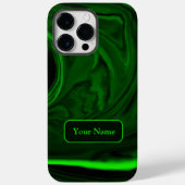 malachietsteen groen, gepersonaliseerd Case-Mate iPhone case (Achterkant)