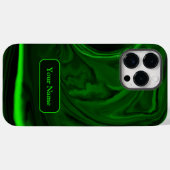 malachietsteen groen, gepersonaliseerd Case-Mate iPhone case (Achterkant (horizontaal))