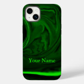 malachietsteen groen, gepersonaliseerd Hoesje-Mate Case-Mate iPhone Case (Achterkant)