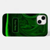 malachietsteen groen, gepersonaliseerd Hoesje-Mate Case-Mate iPhone Case (Achterkant (horizontaal))