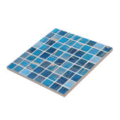 malachiettegels, delicaat tegeltje (Zijkant)