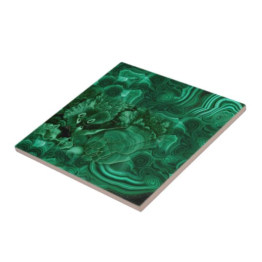 malachiettegels elegant tegeltje (Zijkant)