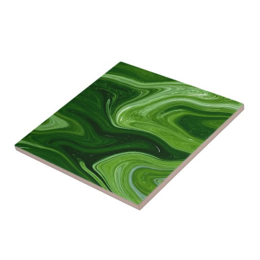 malachiettegels maken kunst beleefd tegeltje (Zijkant)