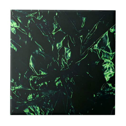  malachiettegels tegeltje (Voorkant)