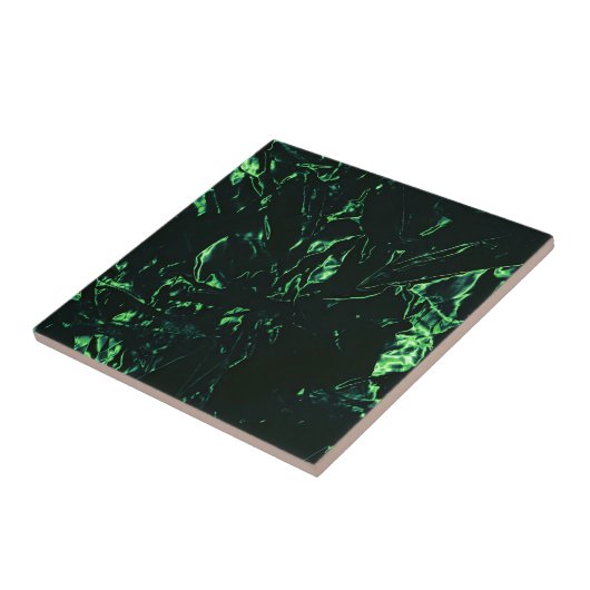 malachiettegels tegeltje (Zijkant)