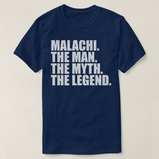 MalachiMalachi Naam Malachi Voornaam T-shirt (Design voorkant)