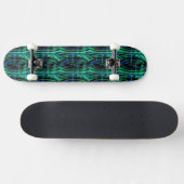 Malachite Azurite Swirl Skateboard (Horizontaal)