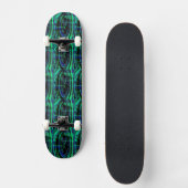 Malachite Azurite Swirl Skateboard (Voorkant)