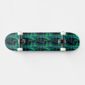 Malachite Azurite Swirl Skateboard (Horizontaal)
