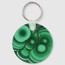 Malachite Bullseye Sleutelhanger