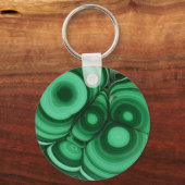 Malachite Bullseye Sleutelhanger (Voorkant)