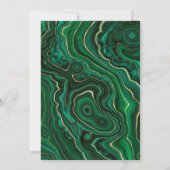 Malachite en Gold Strata Agate Virtual Shower Kaart (Achterkant)
