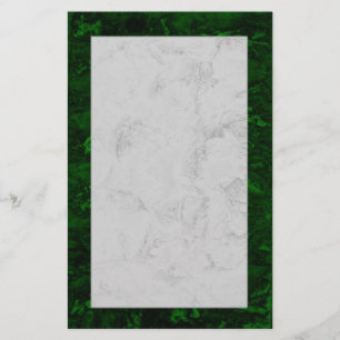 Malachite en marmer briefpapier