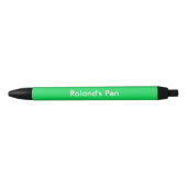 Malachite gepersonaliseerd zwarte inkt pen (Voorkant)