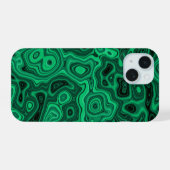 Malachite Green iPhone 15 Case (Achterkant horizontaal)