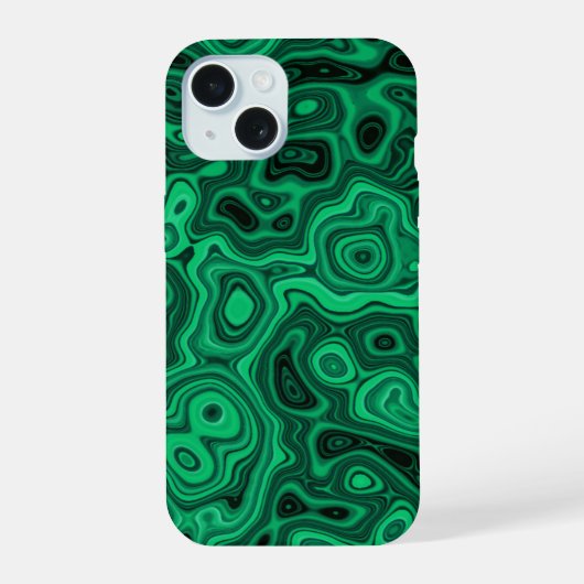 Malachite Green iPhone 15 Case (Achterkant)