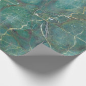 Malachite green marble texture, detail structure o cadeaupapier (Hoek)
