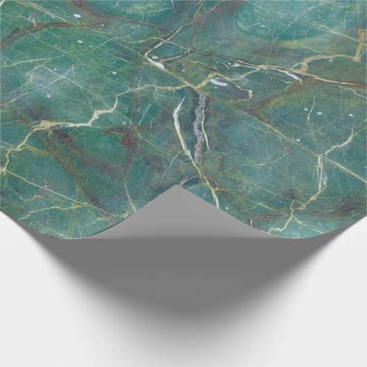 Malachite green marble texture, detail structure o cadeaupapier (Hoek)