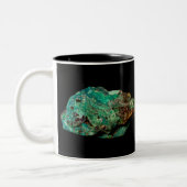 Malachite Green Mineral on Black Background Mok (Links)