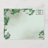 Malachite Ivy Triskel Briefkaart (Achterkant)