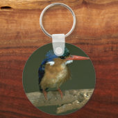 Malachite Kingfisher Sleutelhanger (Voorkant)