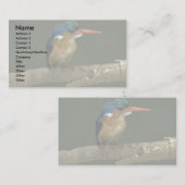 Malachite Kingfisher Visitekaartje (Voorkant / Achterkant)