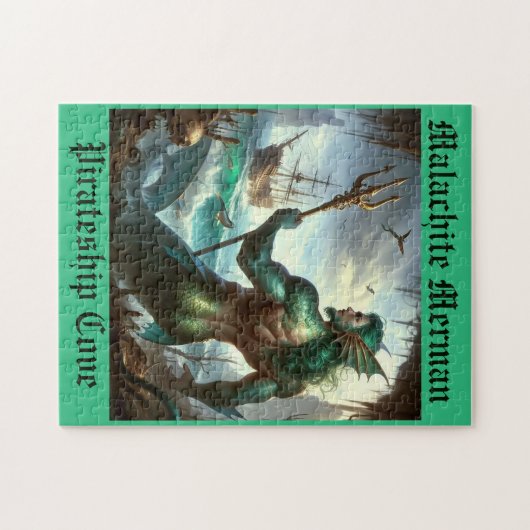 Malachite Merman Legpuzzel (Horizontaal)