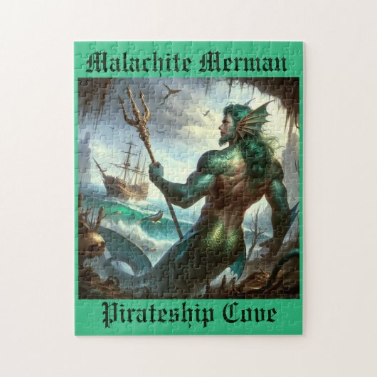 Malachite Merman Legpuzzel (Verticaal)