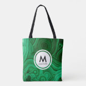 Malachite Mineral Monogram Tote Bag (Achterkant)