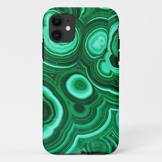 Malachite Pattern iPhone Case (Achterkant)