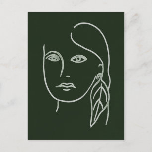 Malachite Portrait Briefkaart