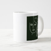 Malachite Portrait Grote Koffiekop (Voorkant rechts)
