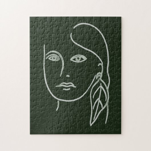 Malachite Portrait Legpuzzel (Verticaal)